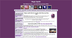 Desktop Screenshot of magic-spells.co.uk