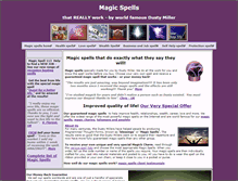 Tablet Screenshot of magic-spells.co.uk